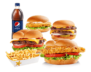Deals, Hardees, Shillah Meal